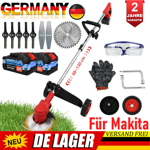 2500w akku rasentrimmer mit - 2500w,