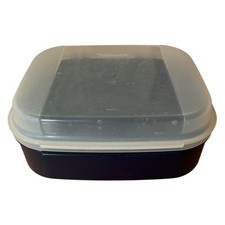 Tupperware Naschkätzchen Schatztruhe Keksdose Brotdose 1,7 L Transparent Blau