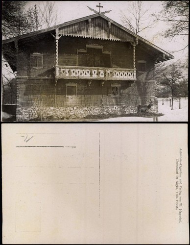 Ansichtskarte oberstdorf - ansichtskarte,