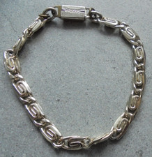 Gloria Armband Schmuck goldfarbend Schiebeverschluss gestempelt/signiert Nr.1398