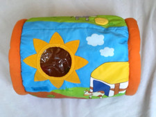 JAKO-O Krabbel Rolle mit Glöckchen und Stoffbezug / Hülle  TOP