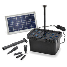 Solar Teichfilter Professional 8W 380 l/h Gartenteich Teichpumpe esotec 100900