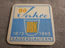 Bierdeckel , 90 Jahre BBK Kaiserslautern
