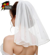 Eleganter kurzer Brautschleier