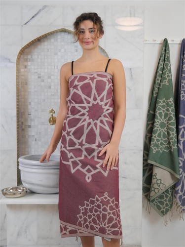 Hamamtuch bordeaux 100x180 - , cm