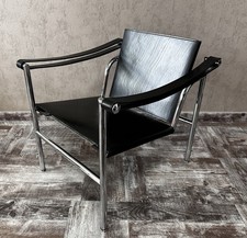 Cassina Sessel Leder schwarz