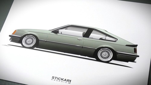 Opel monza tuning - monza, poster