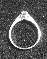 Diamantring, Verlobungsring 14K Weissgold, 0,25ct Diamant