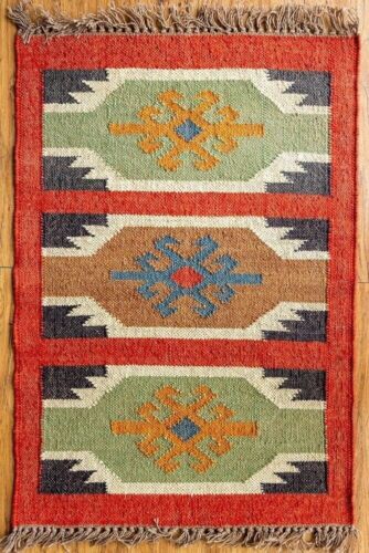 Teppich jute wolle handarbeit - jute,