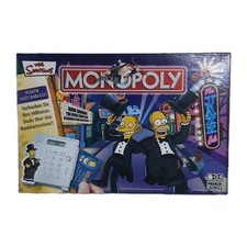 Monopoly The Simpsons Edition Brettspiel 2007 Spiel Parker Banking Vollständig 