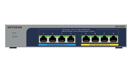 Netgear ms108up ultra60 - ultra60, 8