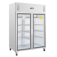 Polar Serie G Gastro Kühlvitrine 2-türig 1200L Kühlschrank