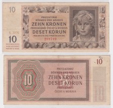 Kronen banknote protektorat - 10,