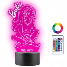 3D LED Nachtlicht Barbie