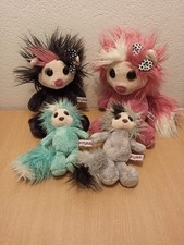 4er Nici Ayumi Set - Plüsch Stofftier Kuscheltier Schlenker Plüsch Figur 