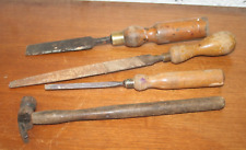 Konvolut alter Vintage Handwerkzeuge ~ Meißel ~ Feile ~ Hammer (LM3)