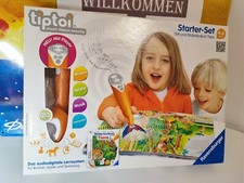 tiptoi Starter Set mit Stift 2. Generation u. Bilderlexikon Tiere + Zubehörpaket