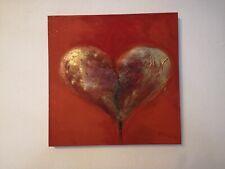 Leinwandbild Herz von Heidi Winkler