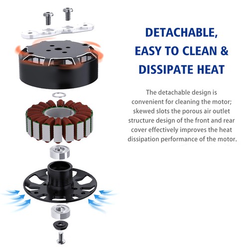Ms4010 450kv brushless motor - 450kv,