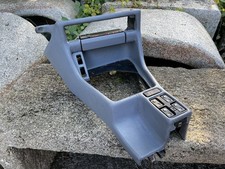 Mittelkonsole vorne Vollleder grau für BMW E32 vFL bis 09/92  1908460  1938040