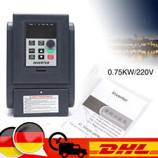 AT2 Frequenzumrichter VFD für Einphasig Motor 220V PWM Kontrolle 750W Universal