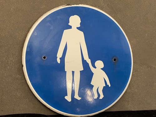 Seltenes vintage emailschild - seltenes,