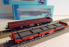NPE NV 22133 + NV 22134 Schwerlastwagen DB Samms-u + Salmms 454 6-achsig Ovp H0