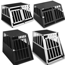Hundetransportbox ALU Hundebox Reisebox Autobox Transportbox Tiertranspor B-WARE