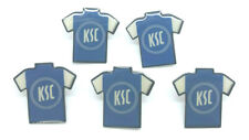 5x Karlsruher SC KSC Pin Trikot Fussball Bundesliga Sonderposten Restposten