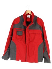 KüBLER WORKWEAR Arbeitsjacke Herren Gr. 50/L Rot Praktisch Klassisch