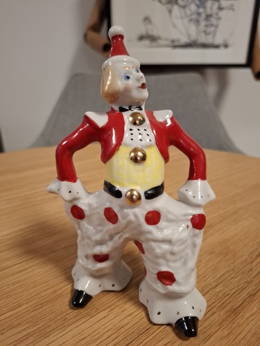 Porzellan statuette clown - porzellan,