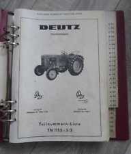 Deutz Schlepper D25 + D25S Ersatzteilkatalog