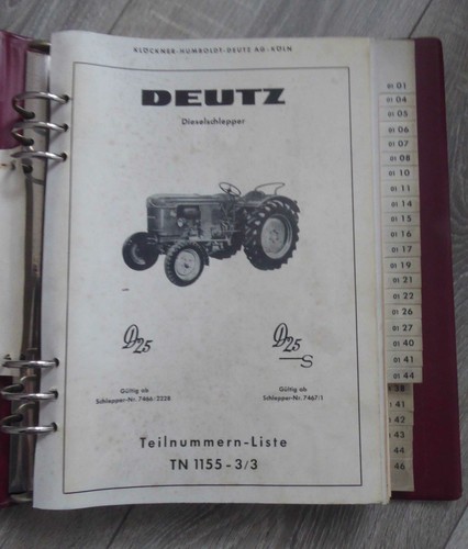 Deutz schlepper d25 d25s - schlepper,