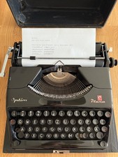 Optima Plana Vintage Schreibmaschine 50er Jahre Germany - funktionstüchtig