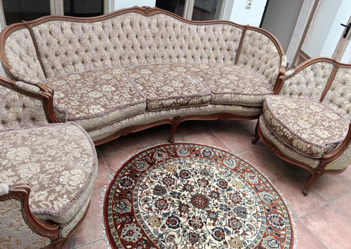 Chippendale stil garnitur sofa - chippendale-stil,