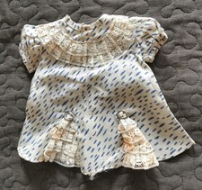 aussergewöhnliches  antikes  Puppenkleid mit Rüschen  für  Käthe Kruse Puppe