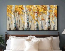 Abstrakt Blau Goldblatt