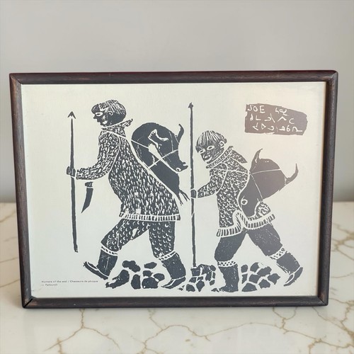 1970s inuit art print - 1970s,