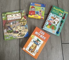 Spiele Paket 3 - 5 Jahre Lernspiele Kinderspiele Kugelflipp Bauernhof Memory Zoo