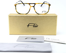 FLAIR Brille 023 c 038 54-14 140 Acetate Metall Acetat Havana Pilot S-M OVP Neu