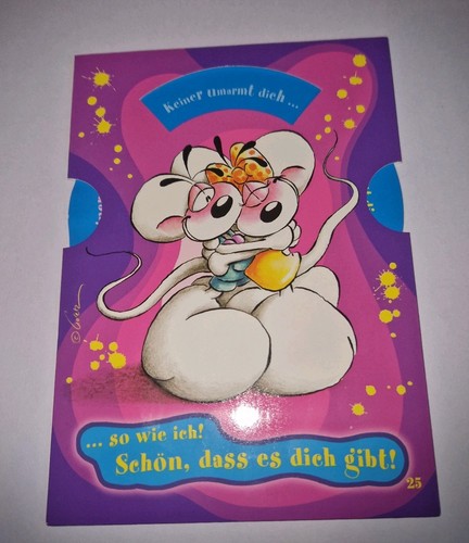 Diddl postkarte dreh und - dreh-,