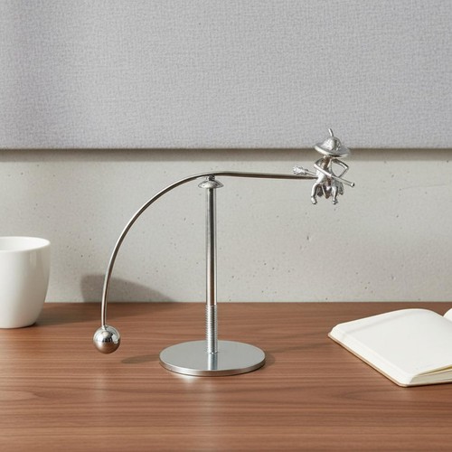 Metall balance figur - metall,