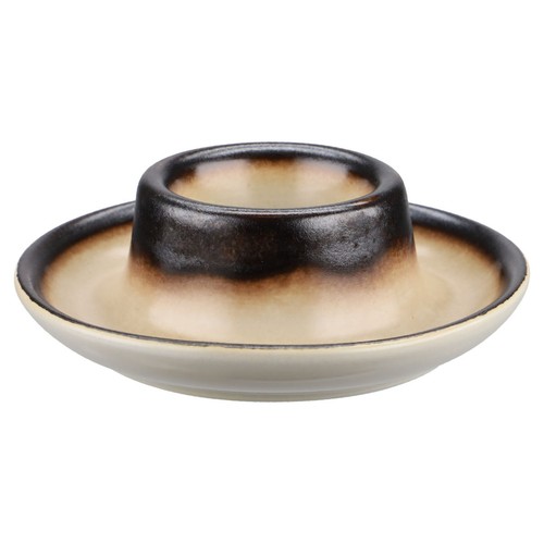 Eierbecher mit schalenablage - eierbecher,