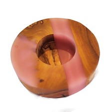 Teelichthalter aus Olivenholz