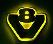 #24V Yellow LED Panel Silver