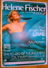 2012 XL (84 cm) Tourposter / Concert Poster München HELENE FISCHER Wie Neu!