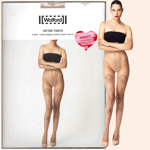 Wolford tattoo tights s - wolford, •