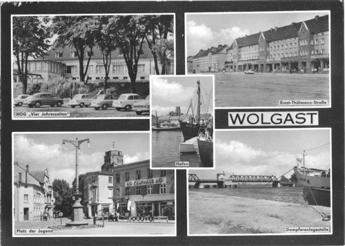 Wolgast fünf abb - ak,,