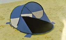 Pop Up Strandmuschel UV Schutz Sonnenschutz Strandzelt 2 m x 1,2 m x 0,9 m