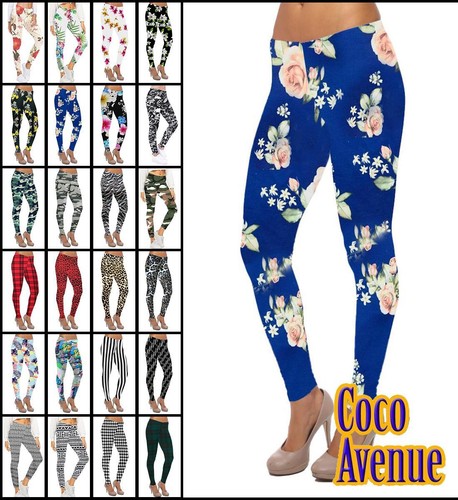 Damen bedruckte sportleggings - damen,